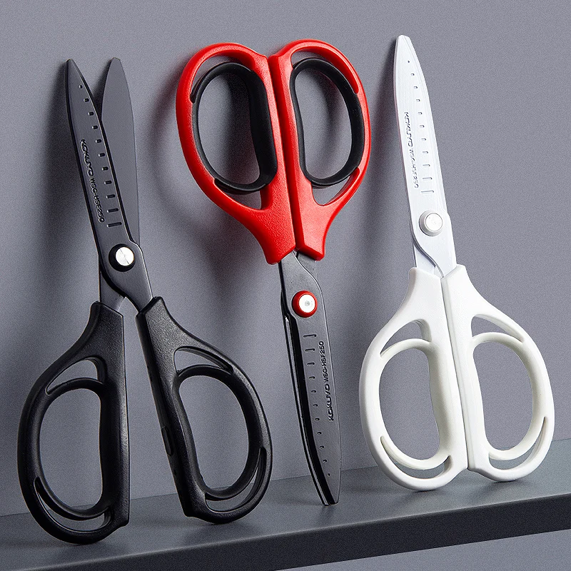 1Pc KOKUYO Scissor AIROFIT Anti Stick Multi Color Safe Scissors Cutter Diary Journal Craft Stationery Office School Supplies