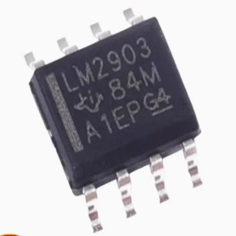 10pcs-50pcs LM2903DR SOP8 Silk screen LM2903 Dual-channel open-collector comparator for signal processing and industrial control