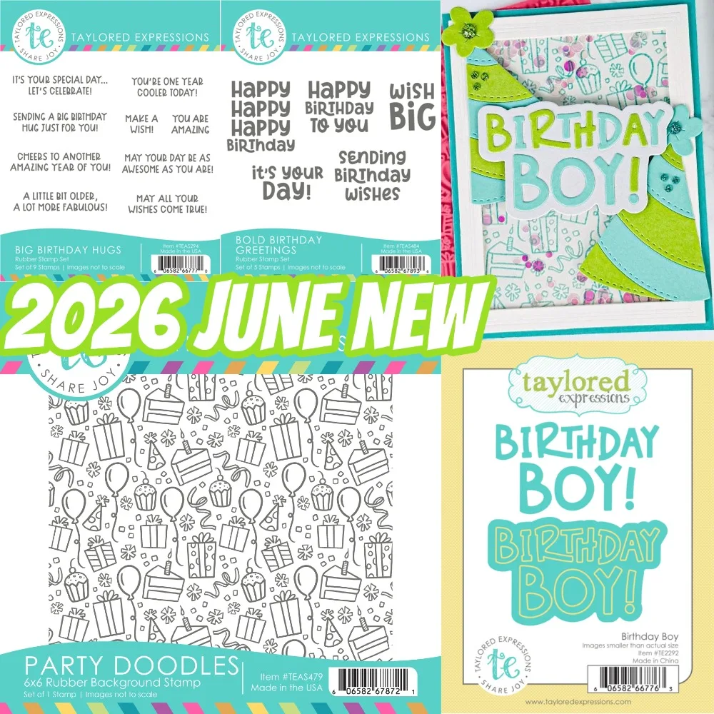 Party Doodles 2026 june New Metal Cutting Dies For Scrapbook Diary Decoration Embossing Template DIY Greeting Card Handmade