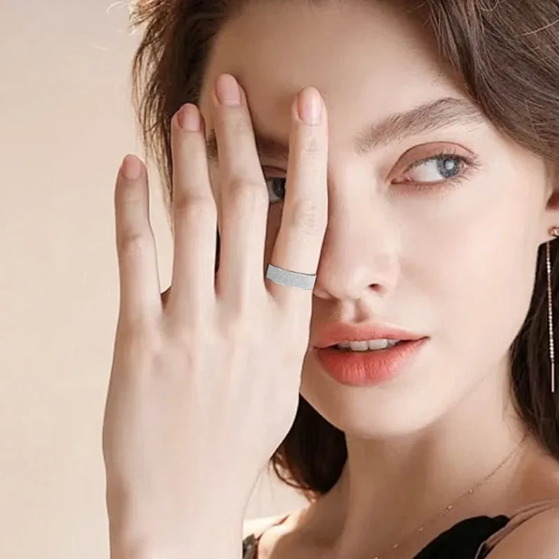 Xiaomi Smart Ring Grado militare Guscio in acciaio al titanio Monitoraggio della salute IP68 e 5ATM Modalità multi-sport impermeabili Anello da donna per uomo