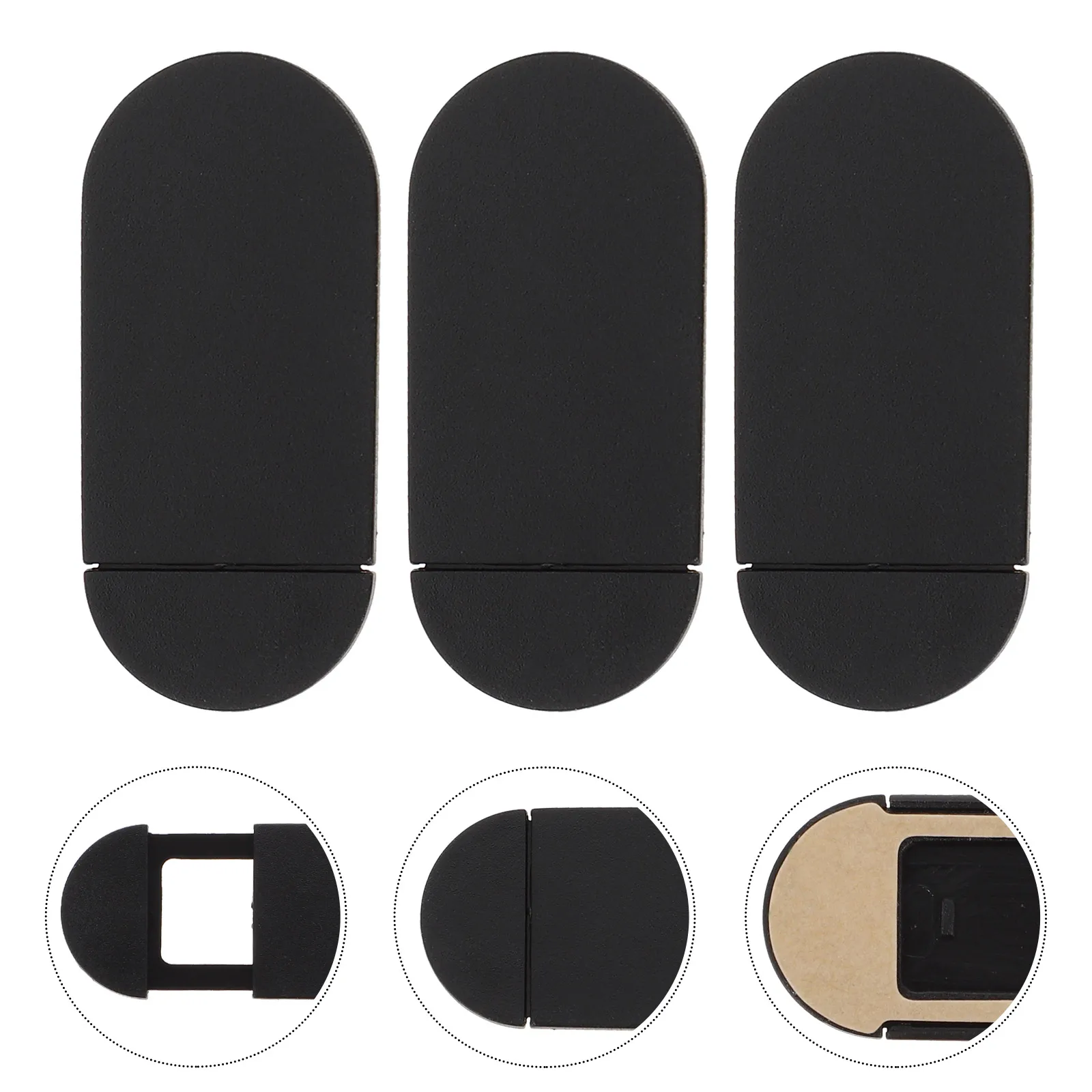 

3pcs Webcam Privacy Covers Lightweight ABS Lens Caps for Laptop Computer Mobile Phone Tablet Protects Privacy Safe Gifts