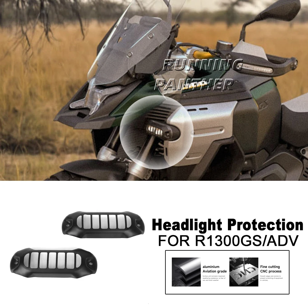 

NEW For BMW R 1300 GS Adventure R1300GS ADV 2024 2025 LED Auxiliary Protection Light Motorcycle Accessories Lamp Guards