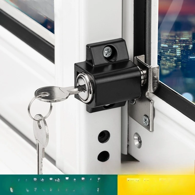 Window lock Plastic steel  Translation window limiter Moving door sliding lock Anti-theft lock Child safety