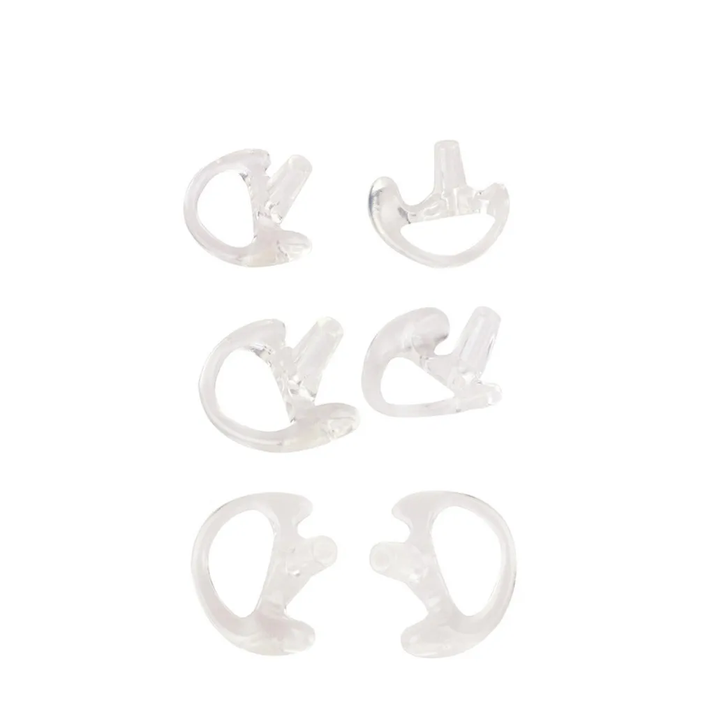 

White Silicone Soft Earbud for Ham Radio Walkie Talkie Radio Earpiece Covert Acoustic Tube Small/Middle/Large J6116Z