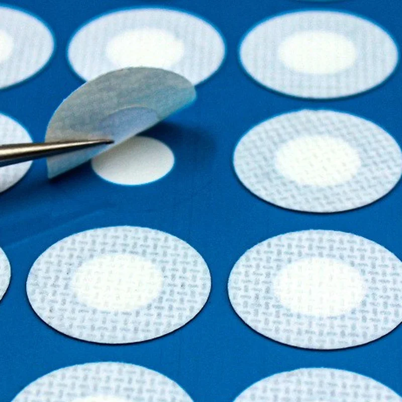 20mm Mushroom Filter Sticker EPTFE Vent Membrane Adhesive PTFE Filter Disc Waterproof Breathable for Mushroom Cultivation