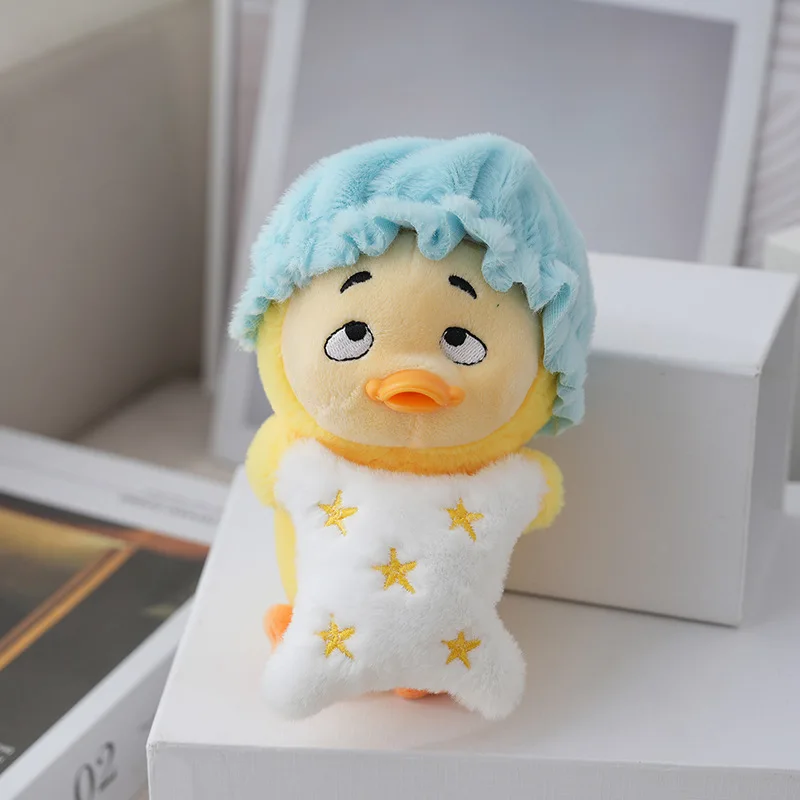 For Upset Duck Work Is Troublesome Duck Plush Bag Ornament Stuffed Plush Doll Keychain Duck Plush Toy Keychain Pendant Gift