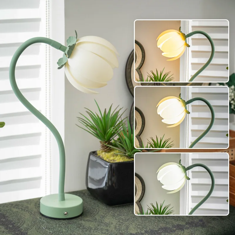 Nice LED Wireless Charging Night Light Atmosphere Bedroom Bedside Table Lamp Touch Switch