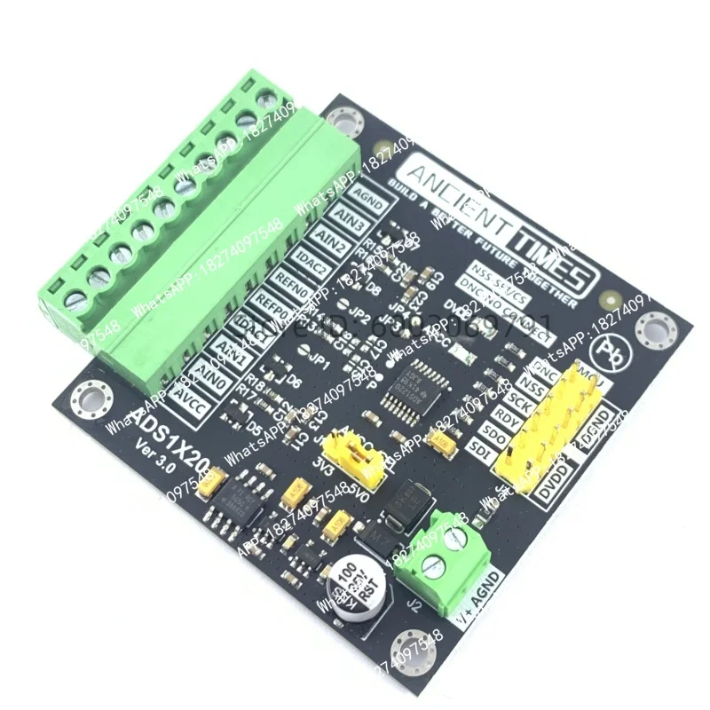 DC6.5-12V ADS1220 module, 24-bit ADC module, high-precision analog-to-digital conversion module, ADS1220IPWR