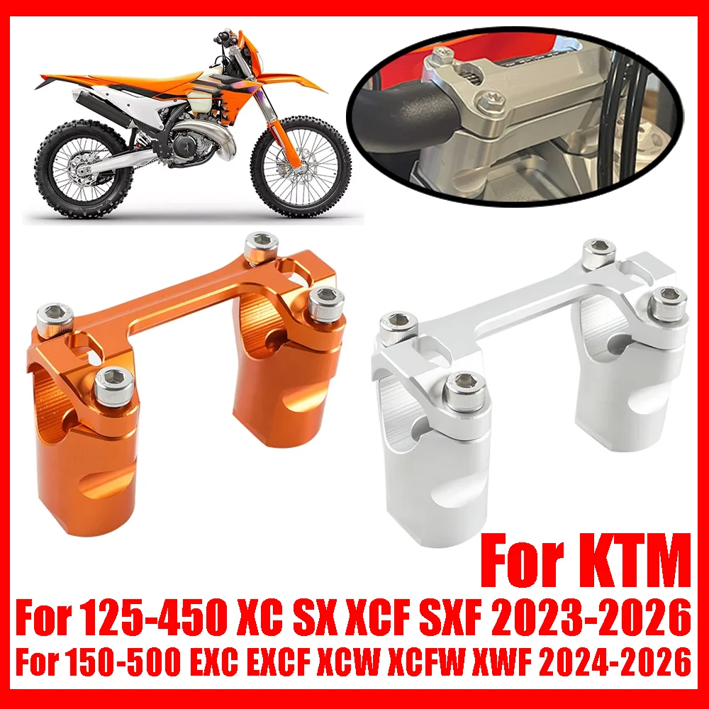 ل KTM 125-500 EXC 300 250 EXCF SX SXF XC XCF XCW XCFW XWF 2023 - 2025 دراجة نارية الملحقات المقود الناهض مقود المشبك #1