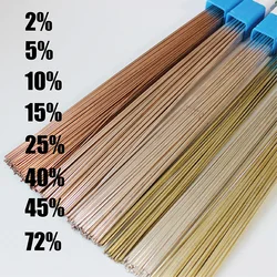 Silver Solder Wire Brazing Welding Rods 2% 5%15% 25% 40% 72%