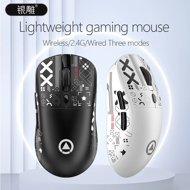 Rechargeable wireless mouse gamer pc setup accessories gaming  offices portable bluetooth mouse Ergonomic  for computer laptop E