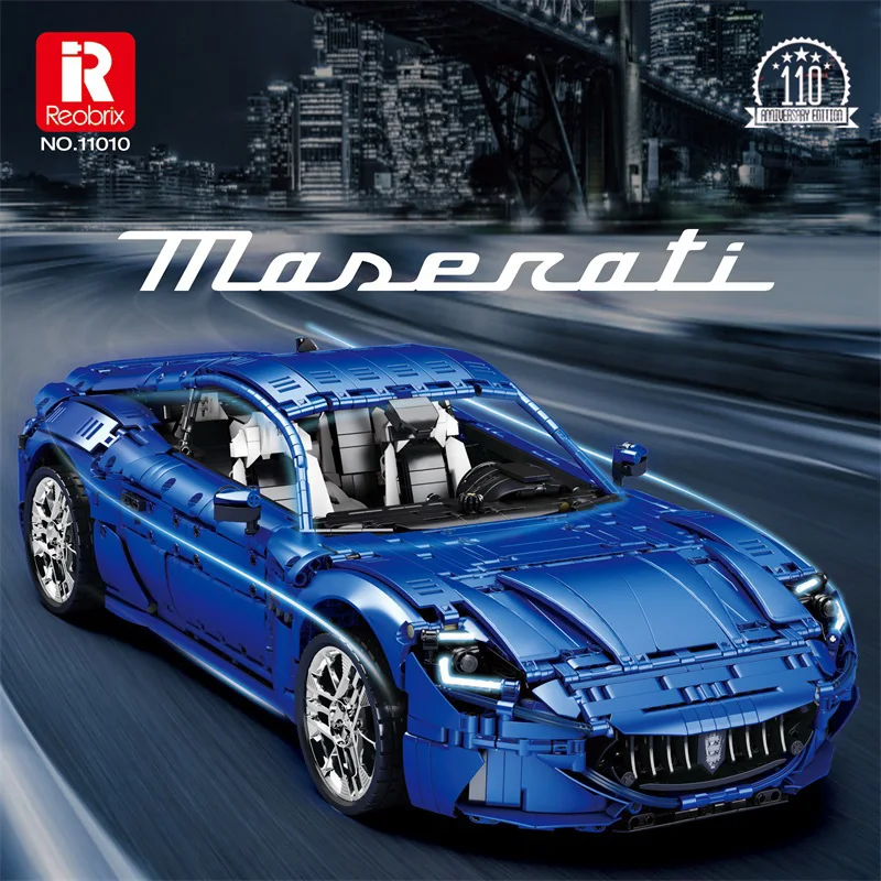 

New 11010 5480pcs MOC Technical Sports Car GranTurismo Building Blocks Bricks Model Assembling Toys for Boys Birthday Gift Set