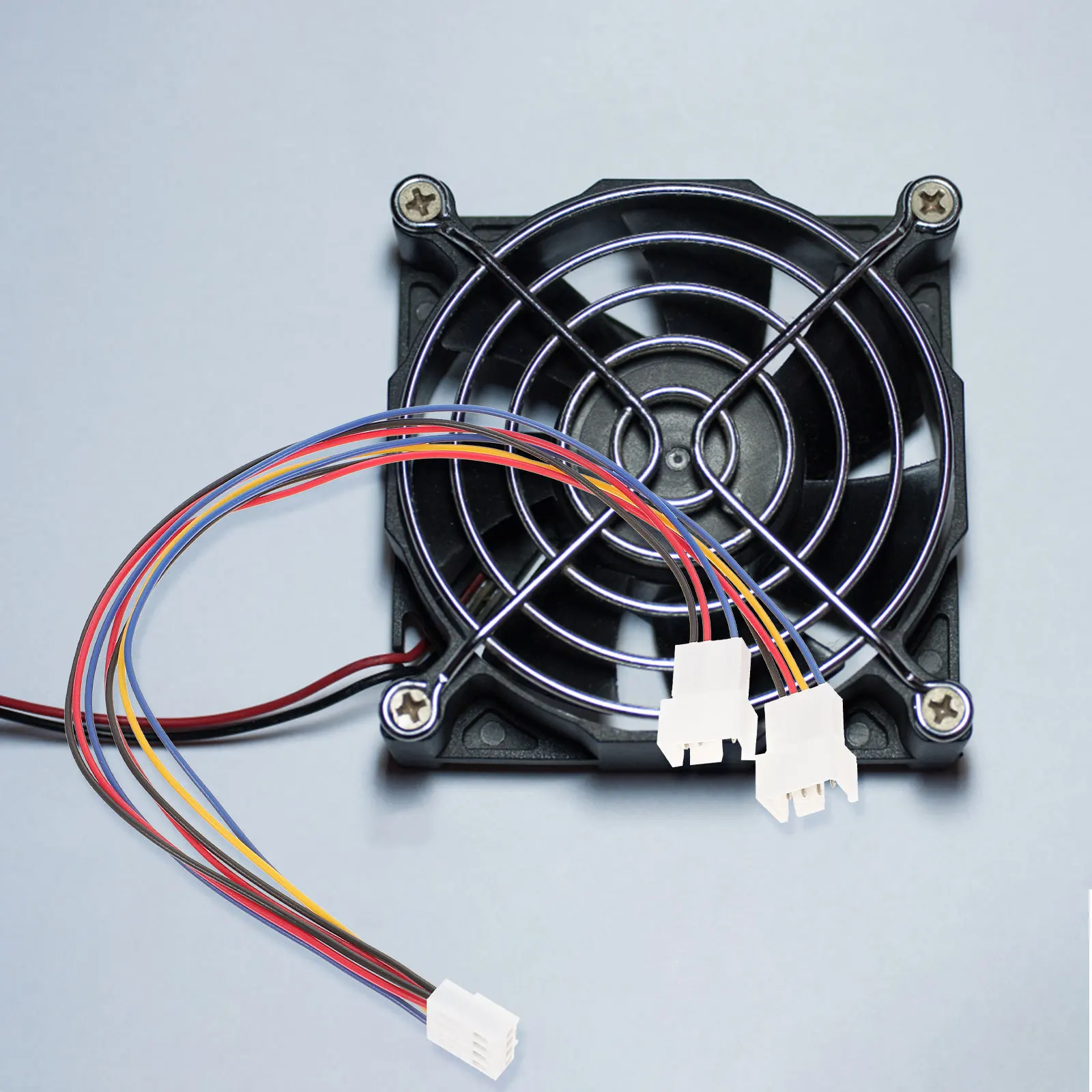 

1 to Fan Splitter Pwm Adapter Cable Black Bundle Design Pwm Fan Parallel Connector for Computer Case