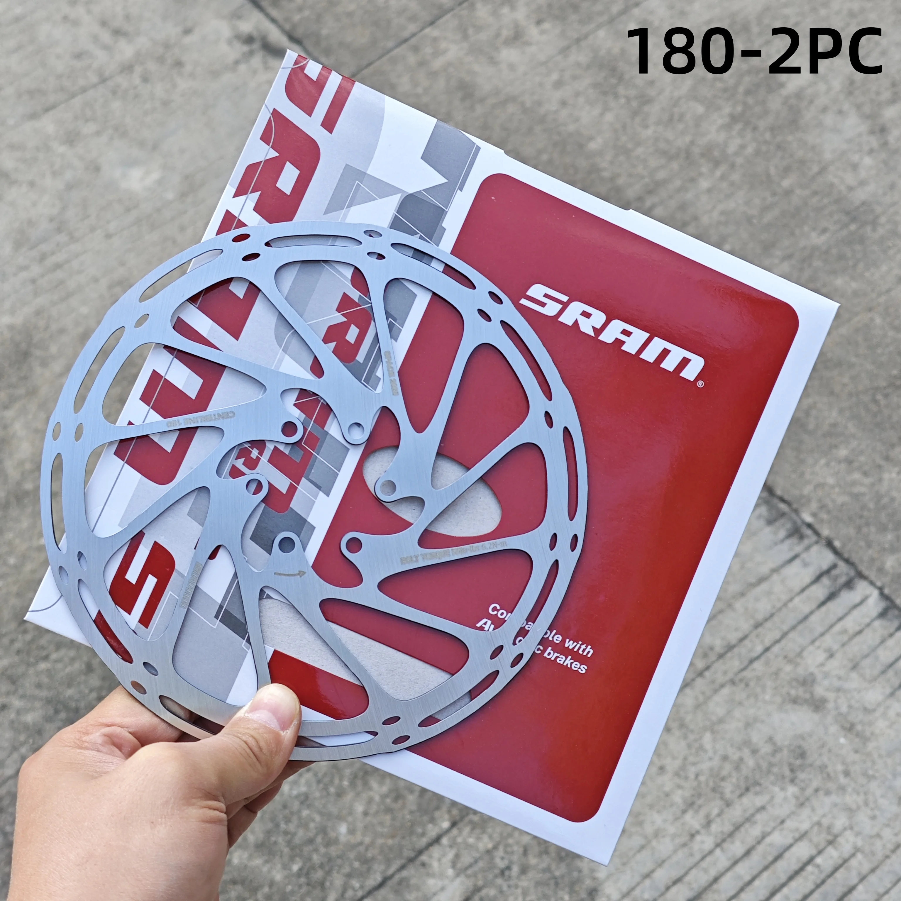 MTB-Bremsrotor 140mm für SRAM Centerline Rotor Rennrad Hydraulische Scheibenbremse Rotor 160mm 180/203mm Mountainbike-Teil