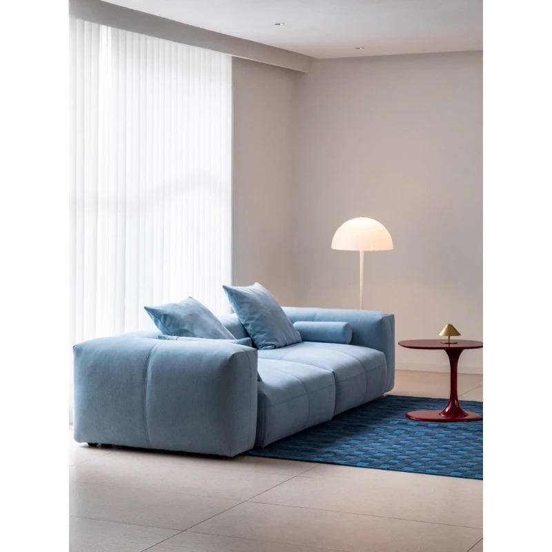 

Modular fabric living room removable and washable Korean Nordic dopamine blue