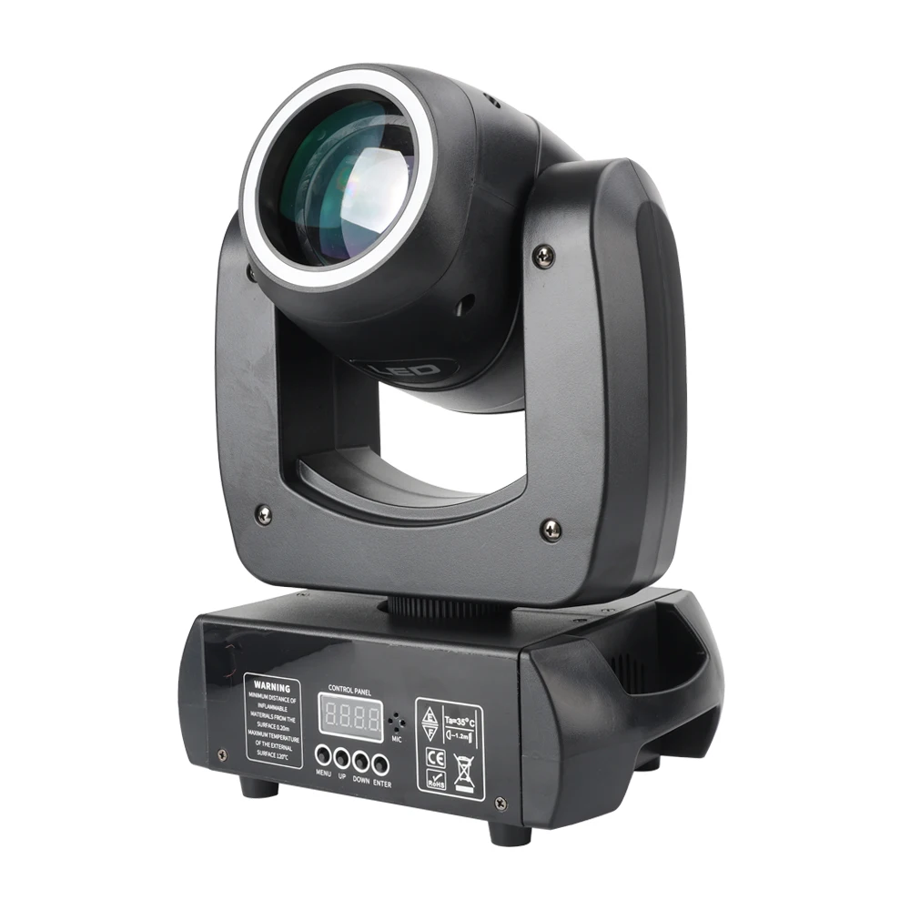 150W LED Beam 18Prism DMX512 Moving Head DJ Lights Gobo Party Light Wash Sound Activated Disco Stage Lights For Wedding Bar Club
