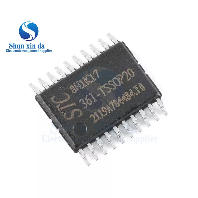 5PCS STC STC8H1K17 STC8H1K17-36I-TSSOP20 1T 8051 Microprocessor Microcontroller MCU IC Chip Brand New Authentic