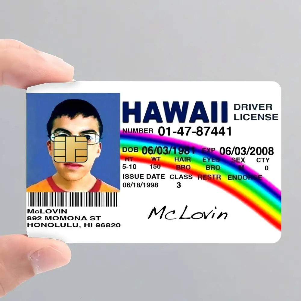 M-mcLovins F-flags F-fakes ID Poster Decorative Waterproof Film Skin Cover Credit Card Stickers Debit Front  Bank Bus Pass
