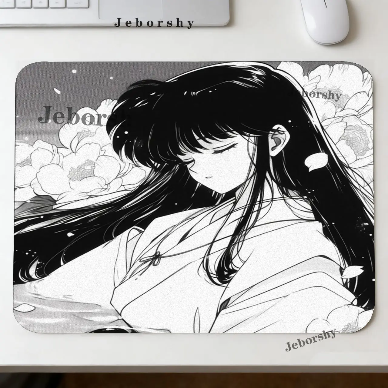 I-Inuyasha Rubber Small Gaming Mouse Pad Gamer Desk Mat Keyboard Pad Decoration Mause Pad for Teen Girls Bedroom