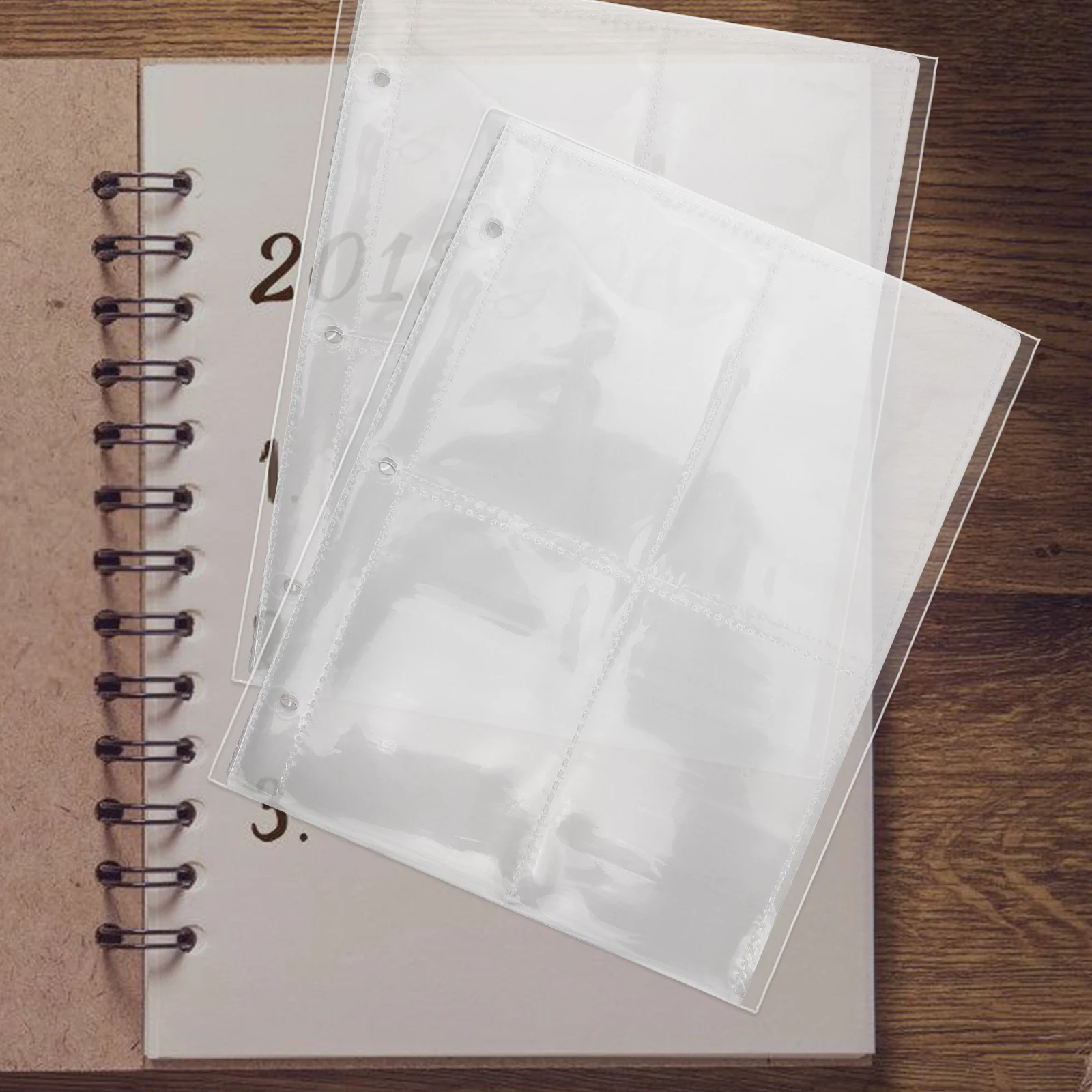 

50pcs Baseball Cards Soccer Card Holders Binder Card Binder Sheets Sheets Sheet Storage Sport Baseball Folder Pocket