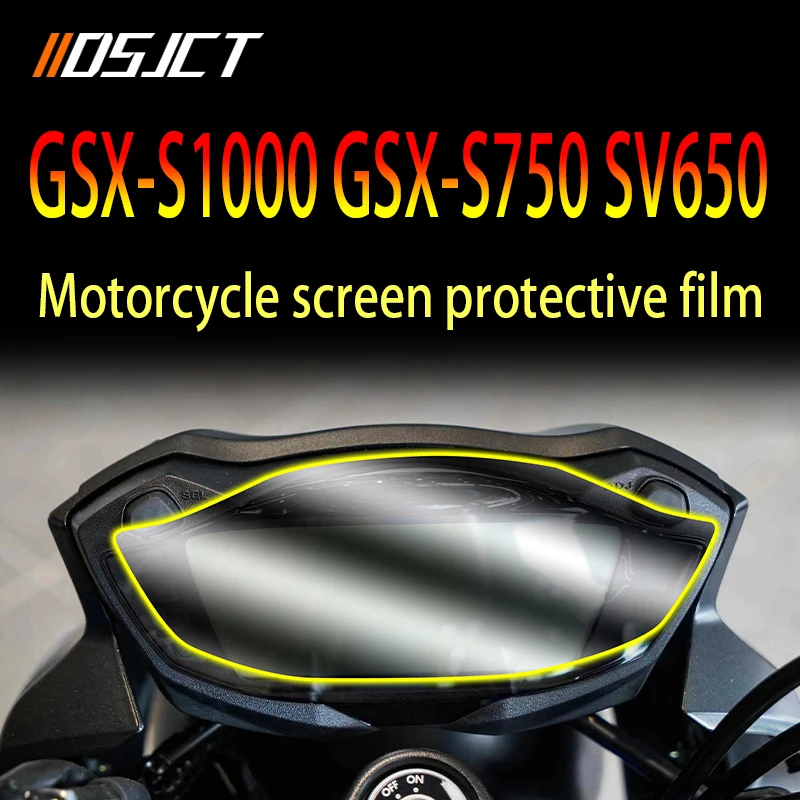 

For Suzuki SV650 SV 650 GSXS750 GSXS1000 GSX-S750 GSX-S1000 Motorcycle Cluster Scratch Protection Film Screen Protector