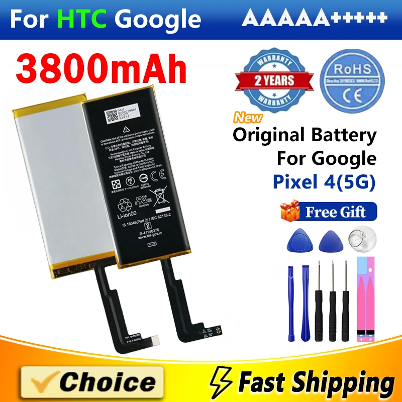 G025E-B For Google Pixel 4A 5G Version Mobile Phone Bateria Battery,AAA+ Brand New Replacement Phone Battery+Tools,3885mAh