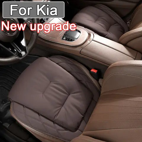 새로운 업그레이드 가죽 시트 쿠션 카시트 다리 지원 KIA Sportage R GT Stinger Sorento Ceed Soul 용 확장 소프트 시트 커버
