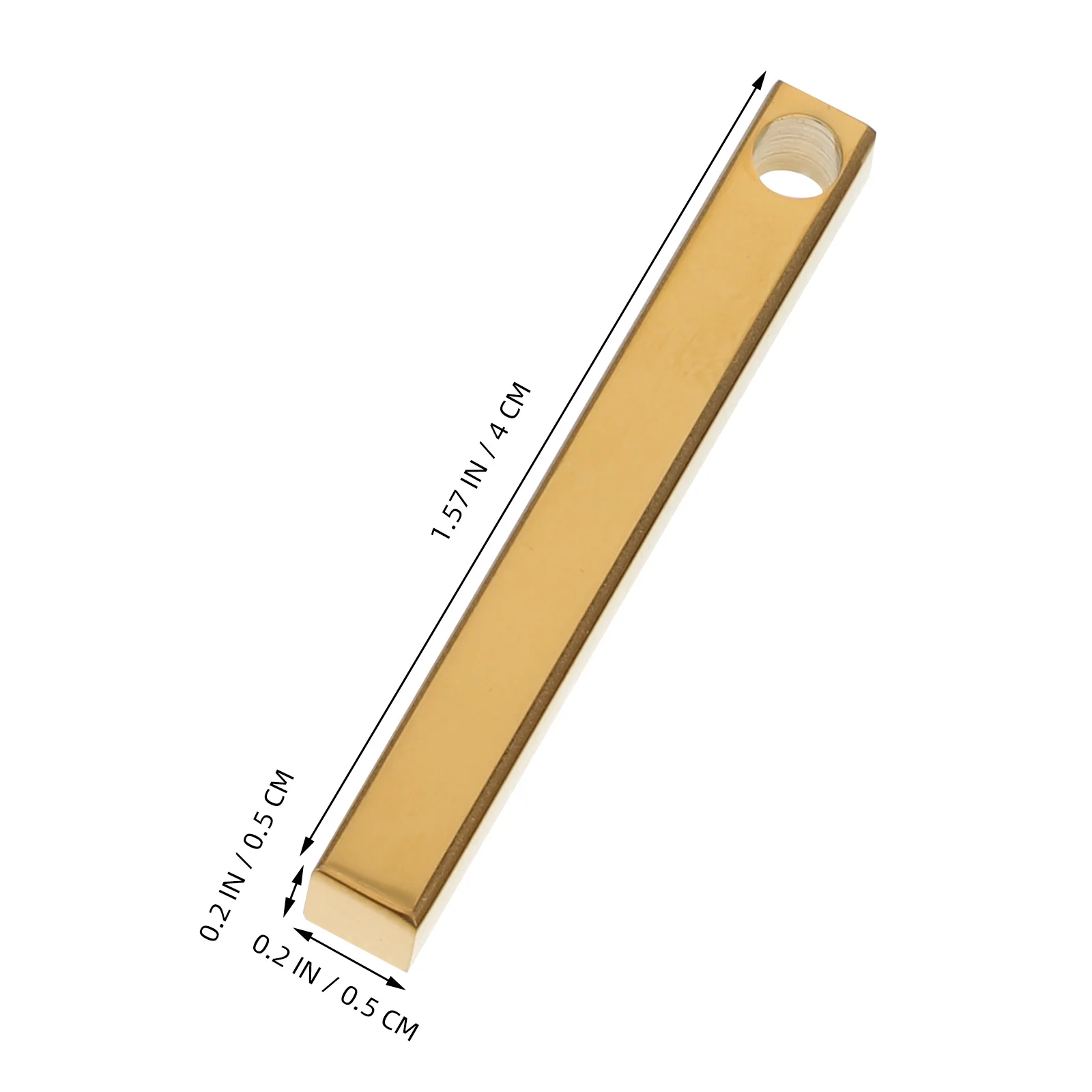 แท่งสลักชื่อสแตนเลส 10 ชิ้น สำหรับทำพวงกุญแจ จี้ ป้ายชื่อ งาน DIY เครื่องประดับ