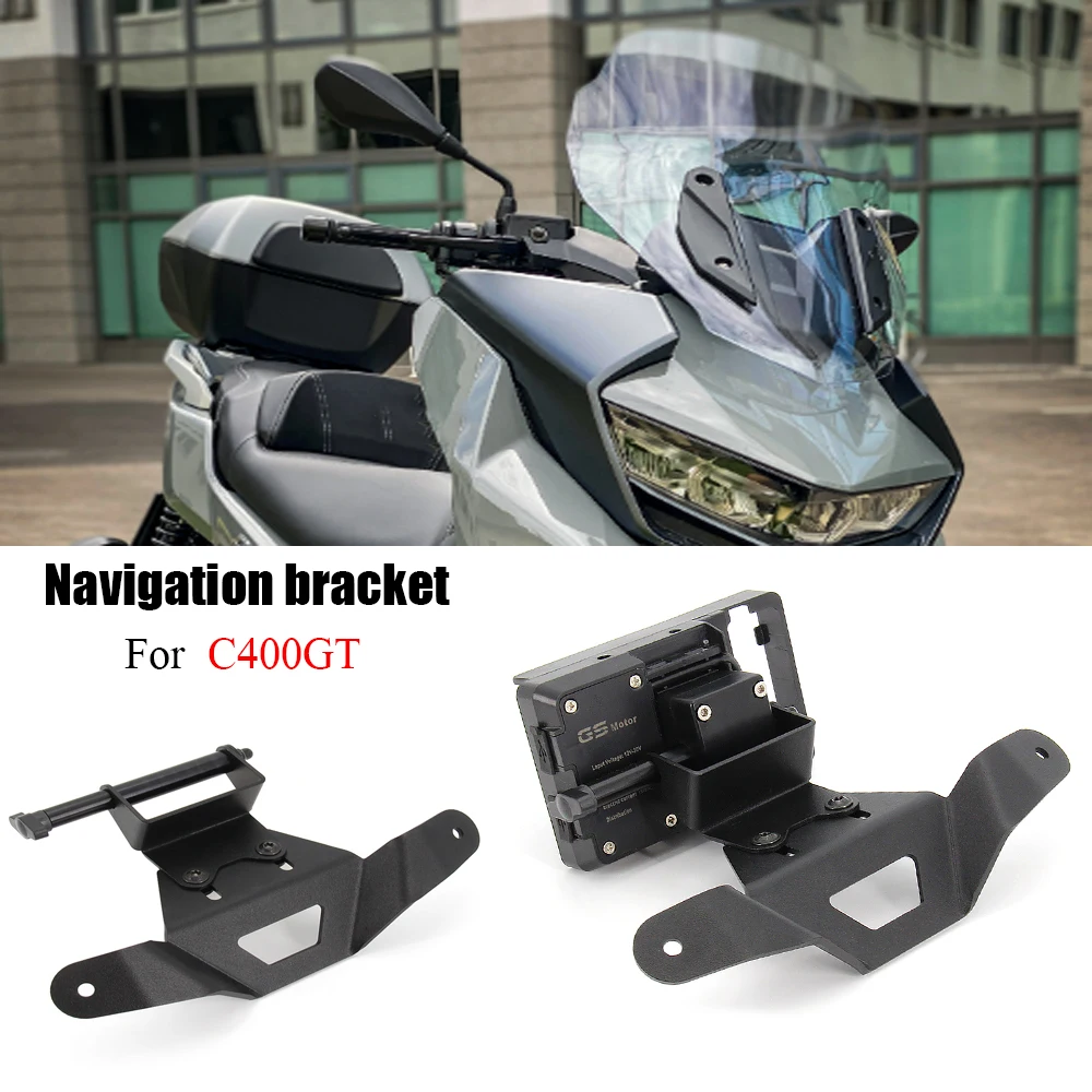 

For BMW C400GT C 400GT C400 GT Motorcycle Accessories Mobile Phone holder Support GPS Navigation Bracket