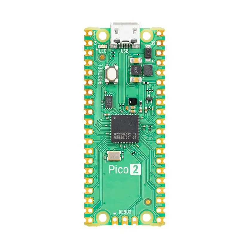 New Arrivals-For Raspberry Pi Pico 2 RP2350 Microcontroller Board 520KB 150Mhz, Cortex-M33 Open-Source RISC-V Hazard3 Cores
