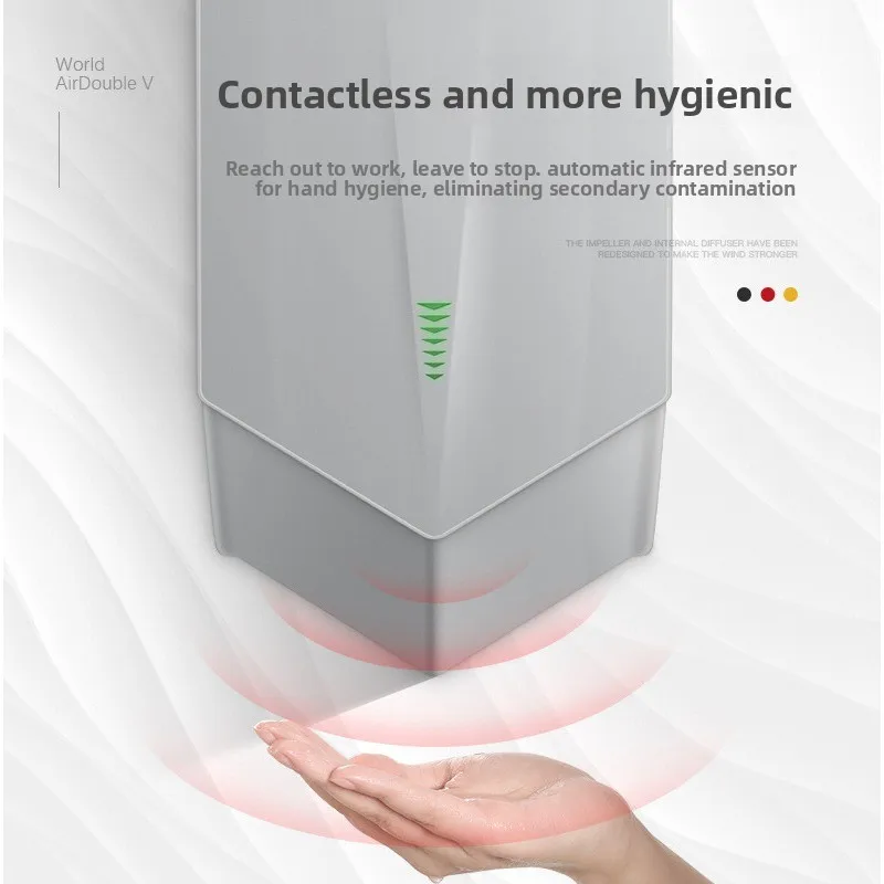 Automatic induction air drying high speed hand dryer toilet blow dryer machine toilet