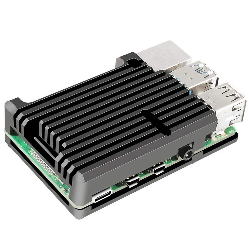 Корпус Raspberry Pi 4 Model B с пассивным охлаждением, корпус из алюминиевого сплава, радиационная пластина для Raspberry Pi 4 B