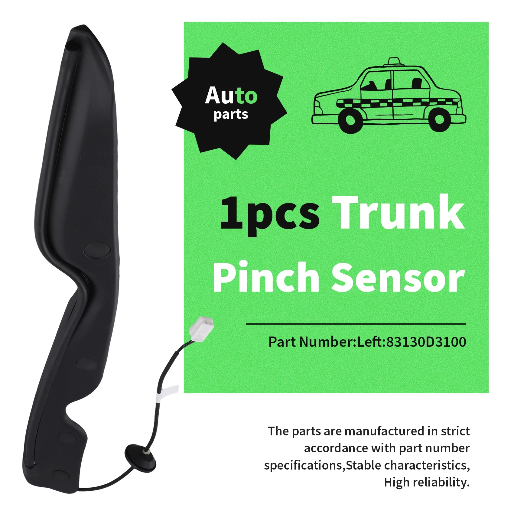 Classy-Liftgate Tail Gate Trunk Pinch Sensor Liftgate Tail Gate Sensor Trunk Pinch Sensor For TUCSON 15-21 Left