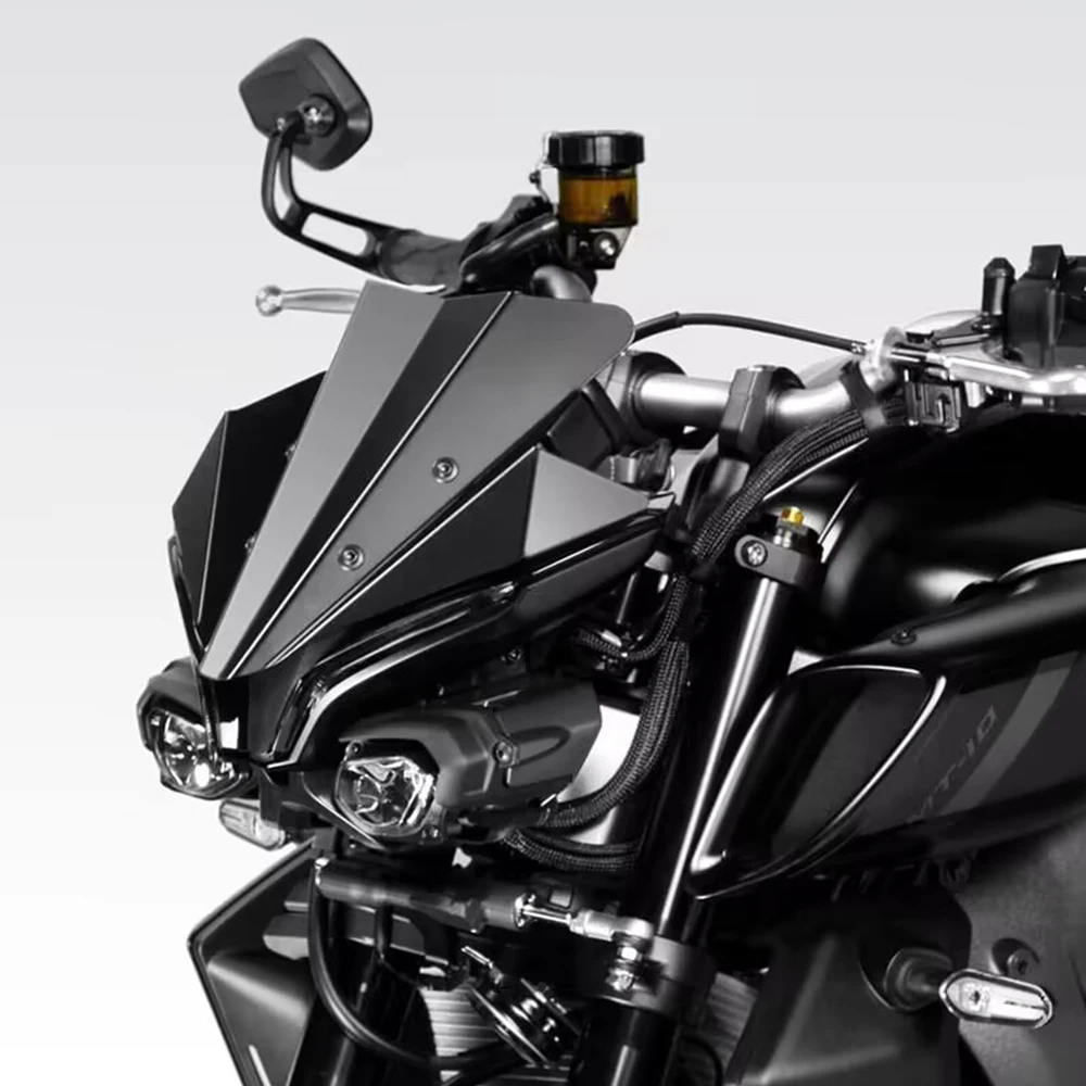 2023 2024 Aluminum For Yamaha MT-10 MT10 MT 10 2022 Windshield Fairing Motorcycles Wind screen Decorate Deflector Accessories