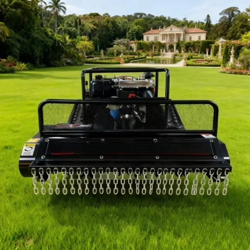 Heavy Duty Remote Controlled Tracked Lawn Mower All Terrain Zero Turn for Home Farms 800mm 20 Mm 180
