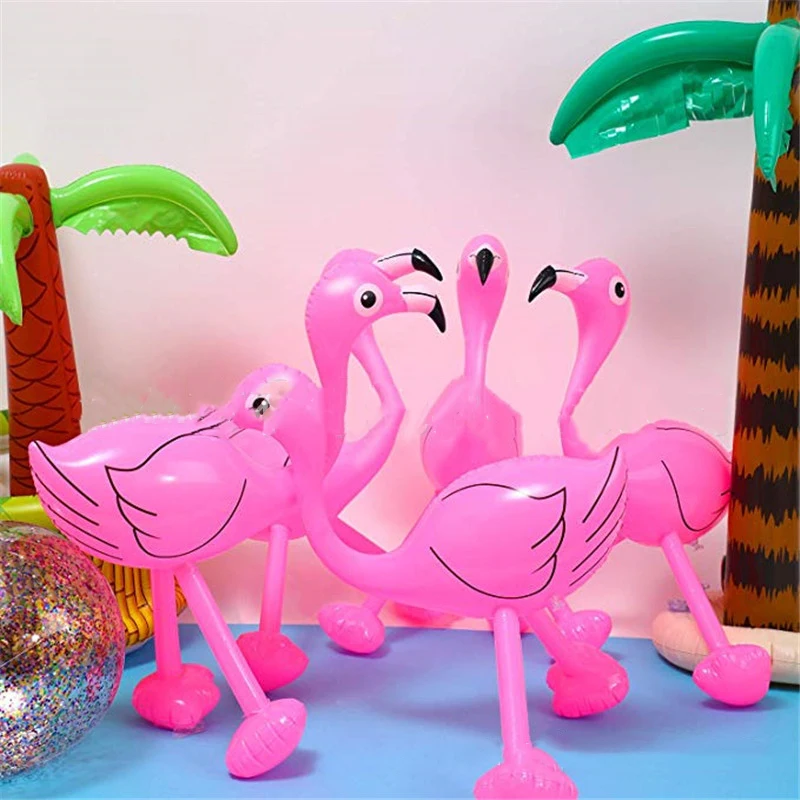 

1Pc Inflatable Pink Flamingo Balloon Hawaii Tropical Party Flamingo Ballon Summer Beach Pool Party Birthday Party Decor Kids Toy