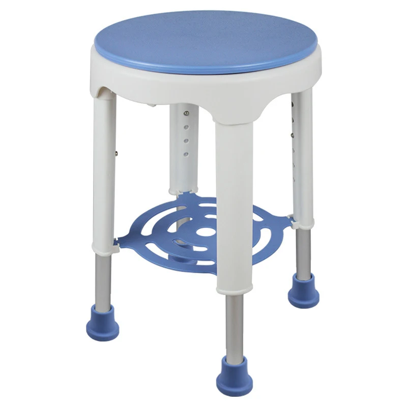 Rotatable Stool Anti-slip Bath Chair 6 Gears Height Adjustable Bath Tub Shower Chair Seat For Pregnant Woman Elderly