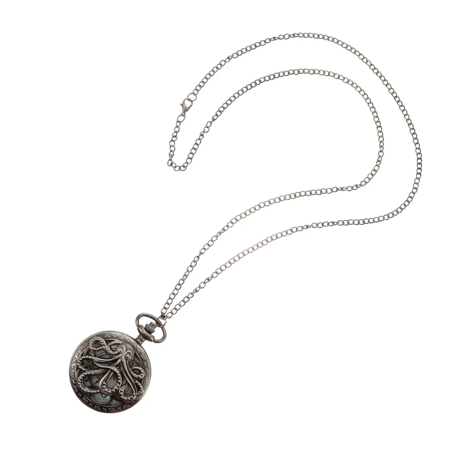

1pc Vintage Design Pocket Watch Hollow Out Lightweight Quartz Movement Fashion Accessory