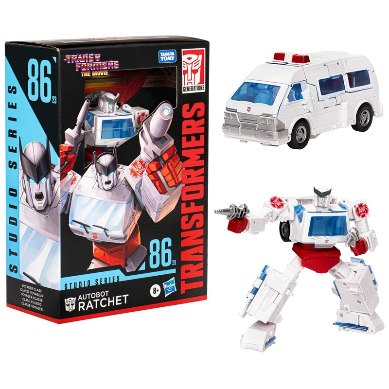 

Original Transformers Toys Studio Series Voyager The Transformers: The Movie 86-23 Autobot Ratchet Action Figure Collectible Toy