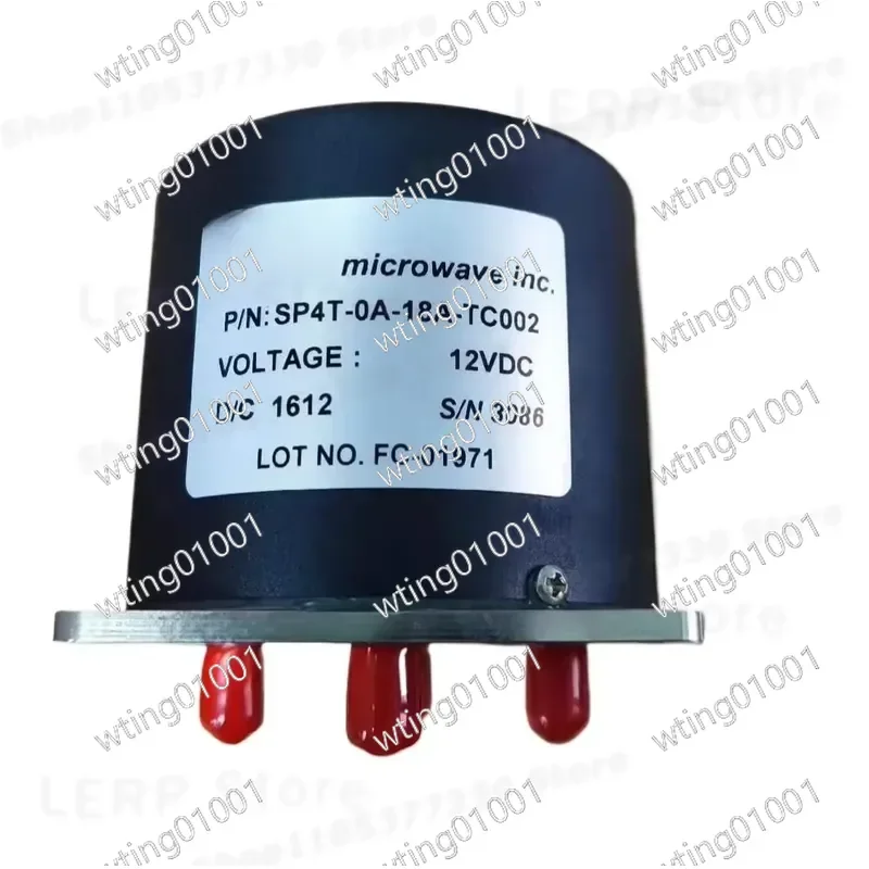 for SP4T-0A-18A-TC002 SP6T-0C-18A-TC002 12V 18GHz High Frequency Coaxial Switch SMA Connector Low Loss Reliable Signal