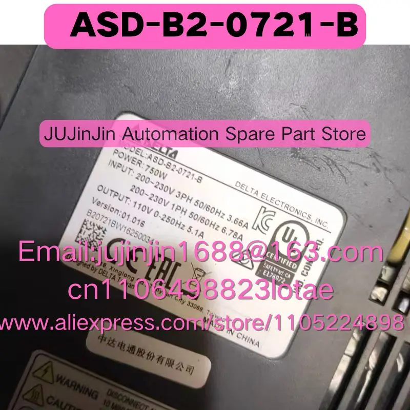 ASD-B2-0721-B Used In Good Working Condition Quick Shipment