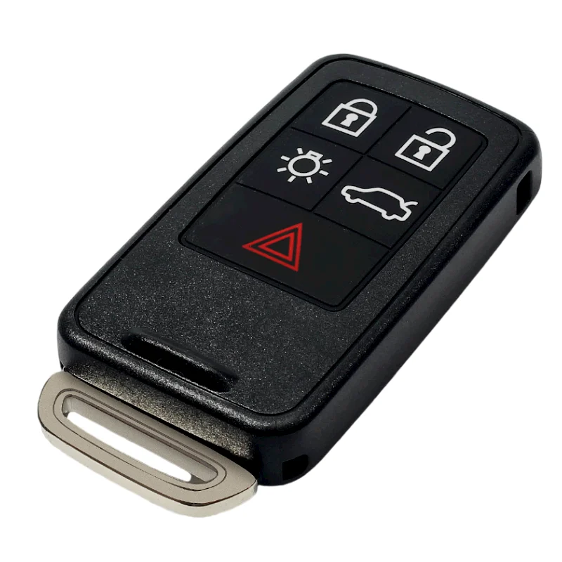 For Volvo XC60 S60 S60L V40 V60 S80 XC70 433Mhz FSK ID46 Remote Smart Car Key Fob Entry 5 Buttons FCCID KR55WK49264