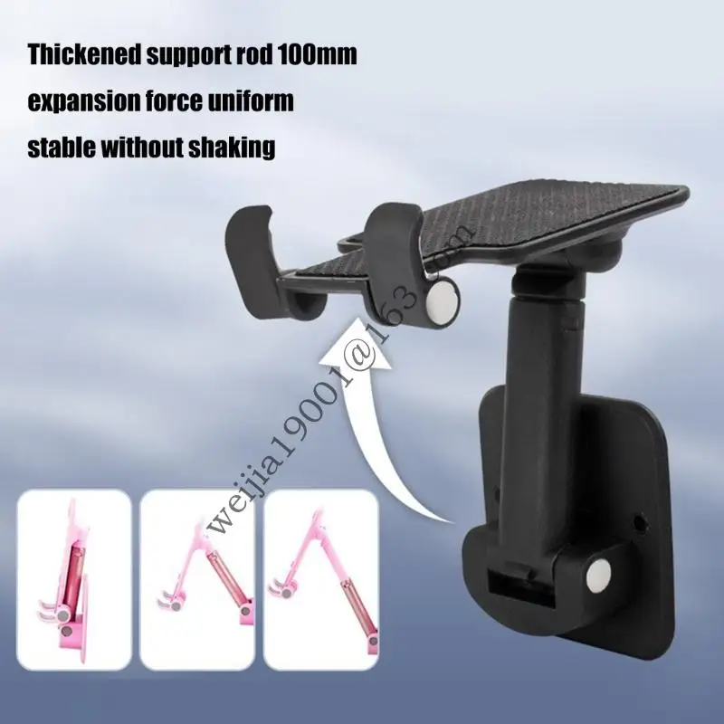 دعم الهاتف المثبت على الحائط الدعم اللاصق تصاميم مضغوطة حامل الهاتف التثبيت البسيط للهواتف الذكية والأجهزة اللوحية H05A