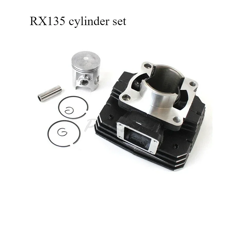 RX135 Motorcycle Cylinder Piston Suitable for YAMAHA RX135 RXK135 Cylinder Kit 58mm Cylinder Sleeve