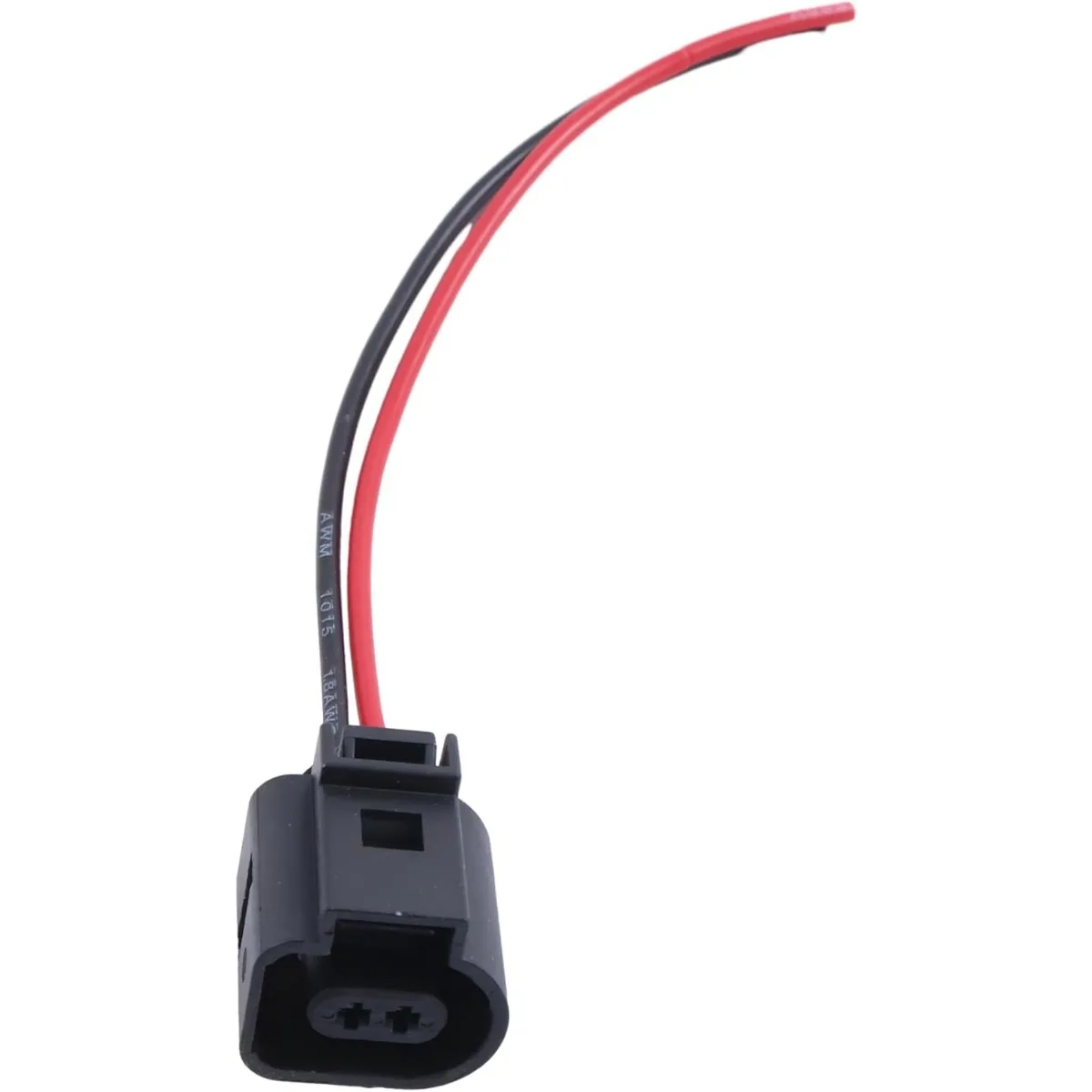 Female Connector Harness Plug 2pin 1J0973702 For VW Jetta Golf MK4 MK5 MK6 B5 A4 A6 A8 Q5 Q7