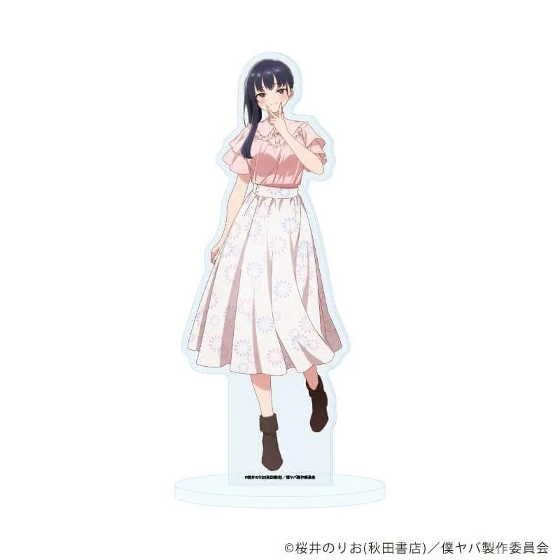 The Dangers in My Heart Anna Yamada Kawaii Human-shaped Acrylic Stand Model Plate Keychains desk decorations