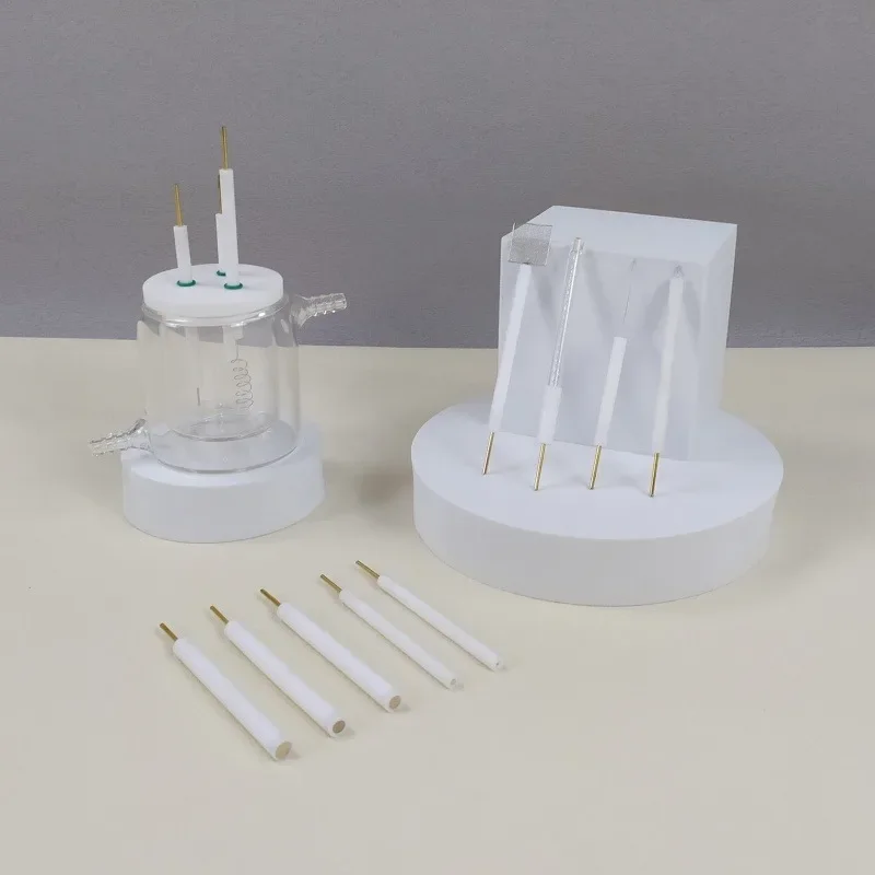 Platinum mesh electrode PT wire ring column disc photoelectric experiment assisted comparative electrode