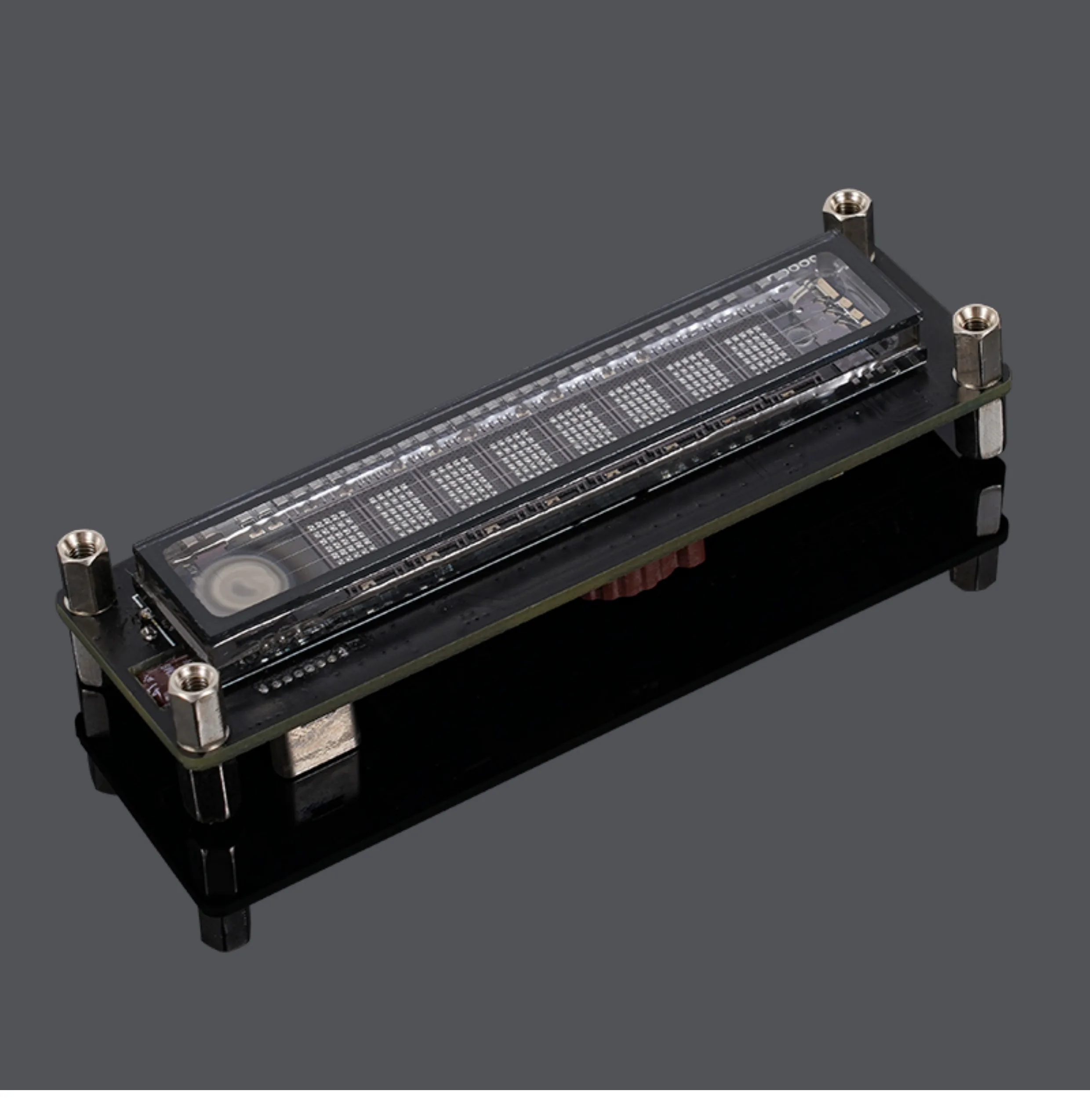 VFD Clock Vacuum Fluorescent Display Screen Clock Creative Page Turning Real-time Display WIFI Timing Automatic Calibration