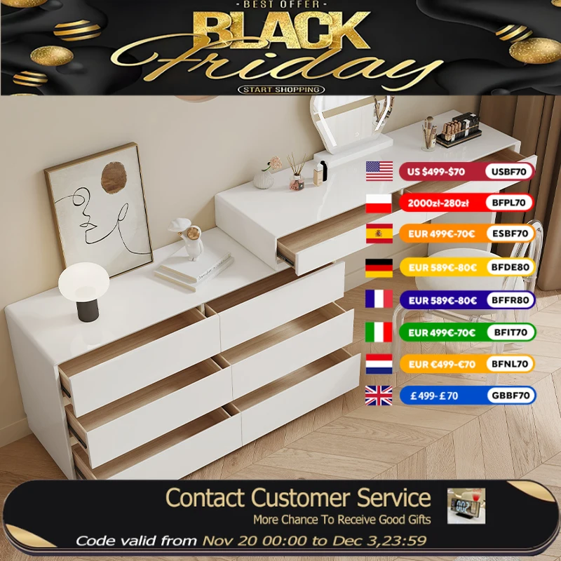 

Women Girls Modern Vanity Table Storage Organizer Nordic Unique White Dresser Mirror Chair Tocador Maquillaje Bedroom Furniture