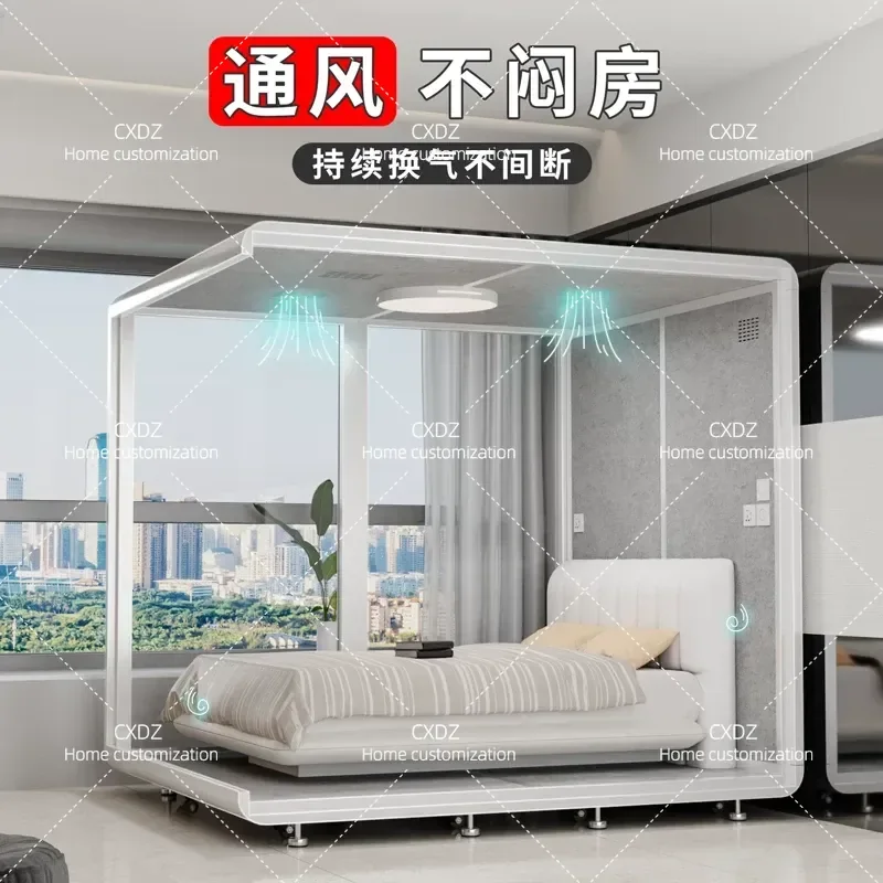 Soundproof Room Household Sleeping Compartment Recording Studio Indoor Piano Set Drum Mute Cabin Live Stream Learning Space